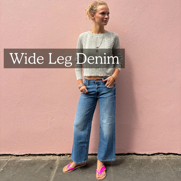 Mother Denim Wide Leg Jeans