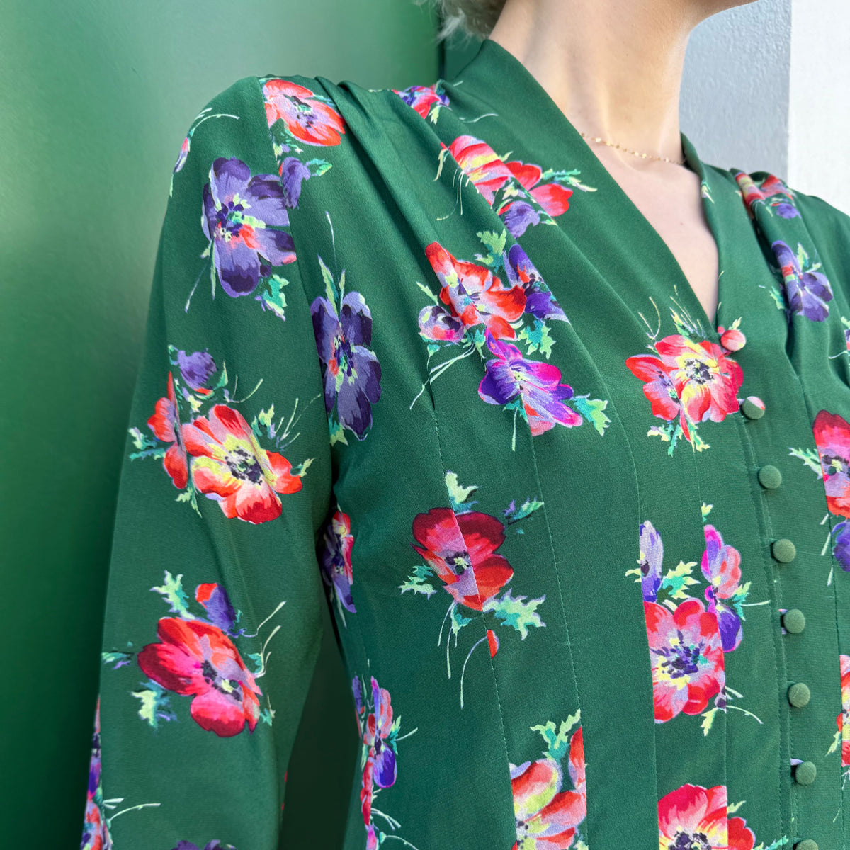 edina silk midi dress RIXO Edina Embroidered Cotton Midi Dress
