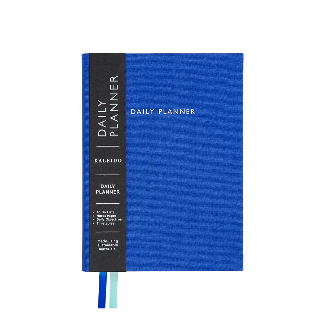 Planner Blue Notebook Blue Daily Planner Book — The Cross