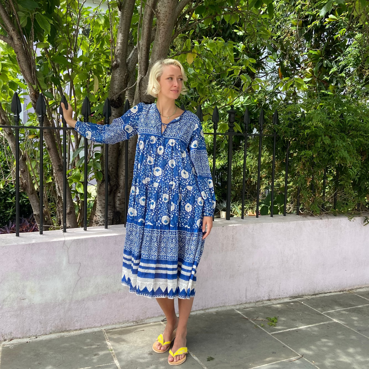 Matta Yamini Booj Ocean Dress — The Cross