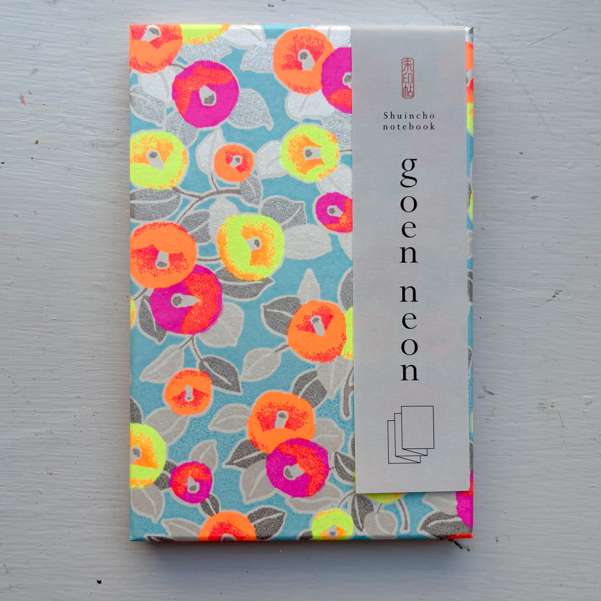 moonchoページ Shuincho Neon Folding Notebook — The Cross